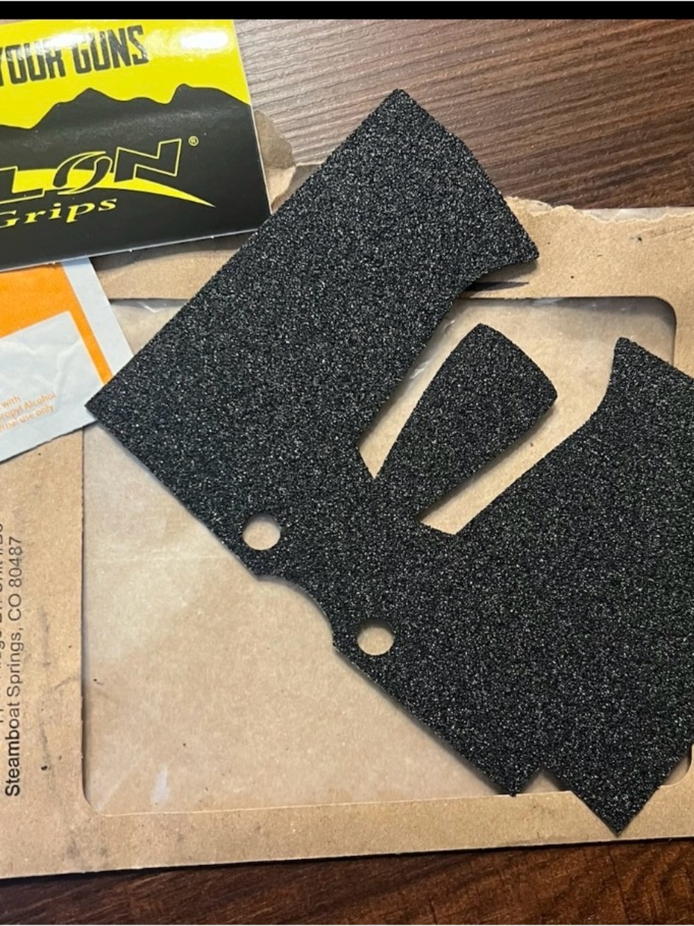 Talon Black Textured Grip Sheets #819